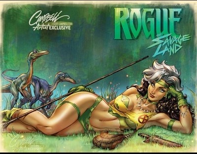ROGUE THE SAVAGE LAND #5 JSC CAMPBELL SDCC WRAPAROUND VARIANT PRESALE 8/10