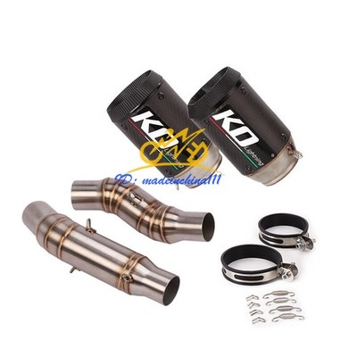 Exhaust System Muffler Tip Mid Link Pipe For Kawasaki Ninja 1000 Z1000 2010-2025