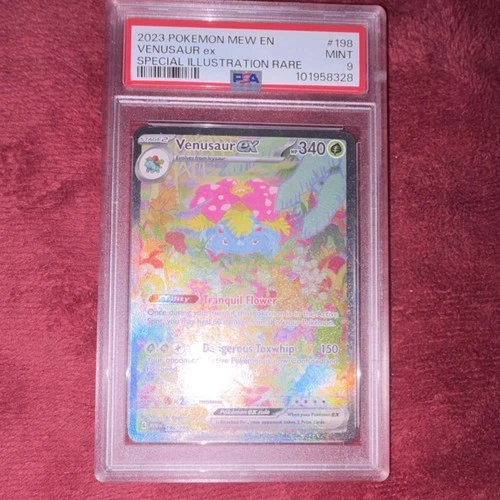 Pokémon Venusaur ex 198/165 Special Illustration Rare Holo PSA 9 2023