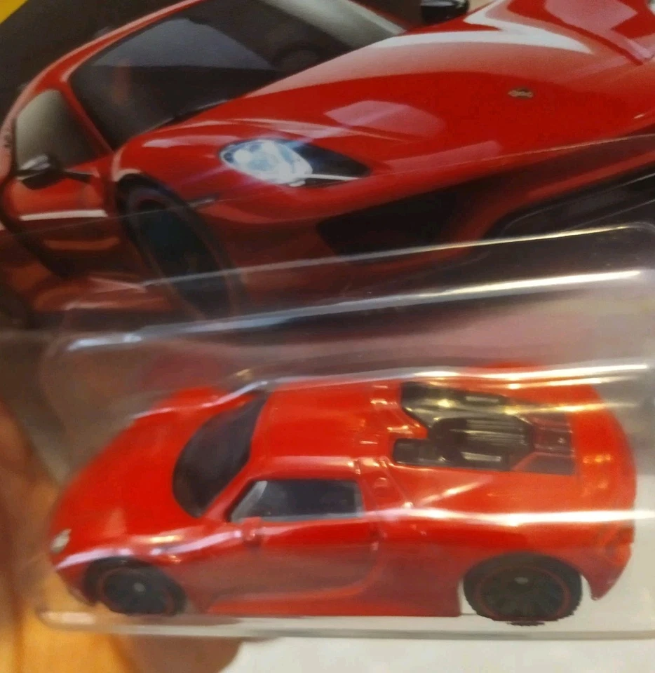 Matchbox 2025 Porsche 918 Spyder Rossa 1:64 - Immagine 4 di 4