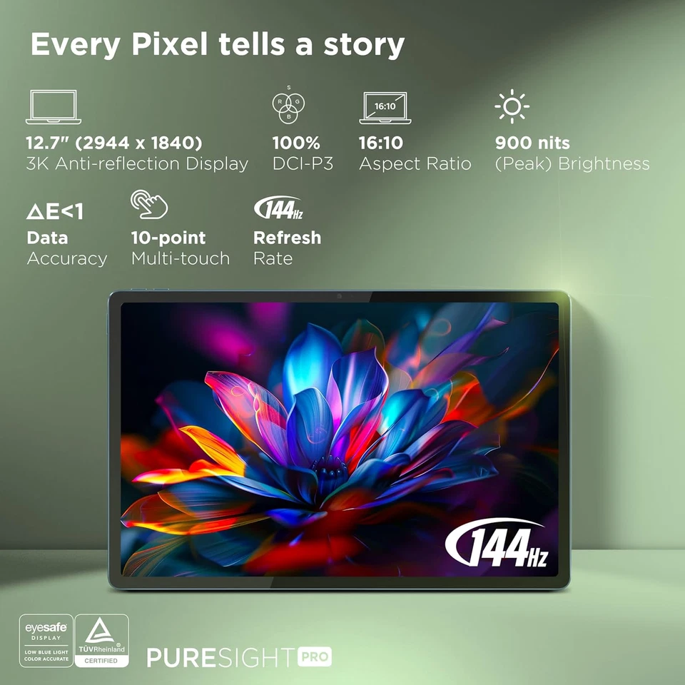 Lenovo Yoga Tab Plus AI Tablet with Pen + Keyboard 3K Resolution-512GB Storage - Image 3 of 4