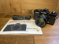 *Almost Mint* Minolta XG-S ( XG-9 ) Film Camera MC Rokkor 50mm F/1.7 Lens /Japan