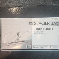 Glacier Bay Single Handle Standard Kitchen Faucet in Polished Chrome