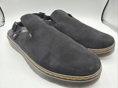 Dr. Martens Carlson Black Mules Men s Size 14 (R340)