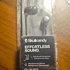Skullcandy Jib Black In-Ear Wired Earbuds 2.5mm Jack Built-In Mic Remote