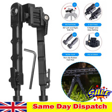 V9 Adjustable Rifle Bipod 7.5''~9'' QD Picatinny Rail Bipod for Shooting Hunting