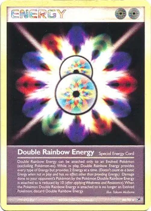 Double Rainbow Energy - 88/95 - Pokemon Ex Team Magma vs. Aqua Reverse Rare NM