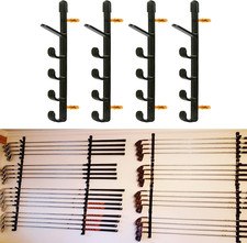 5-Layer Wall Mount Golf Club Rack Storage Holder Putter Display Organizer Stand