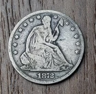 1872 CC Seated Liberty Half Dollar RARE!