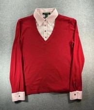 Lauren Ralph Lauren Damenpullover rot Lagenlo...