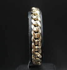  RI5 10K Yellow Gold 8" Cuban Link Bracelet - 41.3 Grams - 12mm