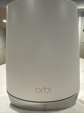 NETGEAR Orbi RBR750 Tri-Band Mesh WiFi-6 Router AX4200 White
