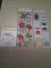 Anna Griffin Rose Collection Embellishments. Scrapbook . New