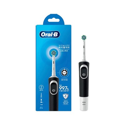 Oral-B D100 Vitality Ultra-Fine White Electric Toothbrush