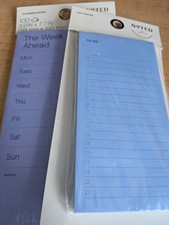Noted by Post-it The Week Ahead/To Do List