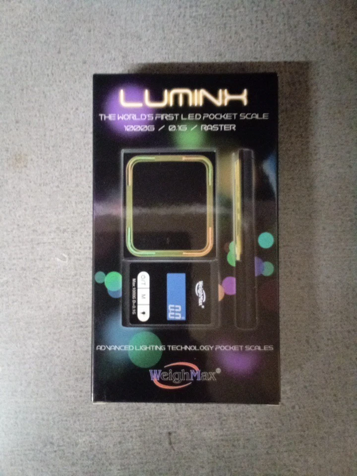 WeighMax Luminx Yellow LED Digital Pocket Scale | 100G NEW