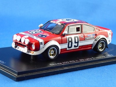 1/43 Skoda 200RS Rally Sumava 1975, Piloten Sedivy/Janecek, limitiert 500 Stück