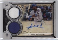 2018 Museum Collection Signature Swatches Dual Relic /199 Amed Rosario Auto 01l2