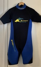 STEARNS Water SPORTS US Men s M Black Blue Shorty Wet Suit Snorkel Scuba