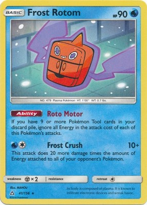 Frost Rotom - 41/156 - Rare - Moderately Played