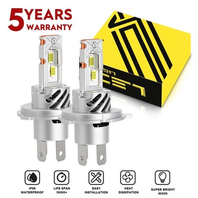 2 SUPER LED HEADLIGHT bulb For Polaris Indy Ultra: 1996 snowmobile snow machine