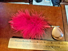 Mepps Muskie Marabou 7" Twin Trebel Bucktail Spinner Red Marabou  Musky Lure — photo 2