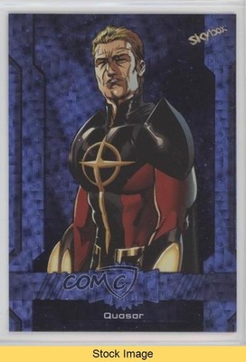 2024 Skybox Marvel Metal Universe Avengers Grandiose Quasar #90 READ 1md