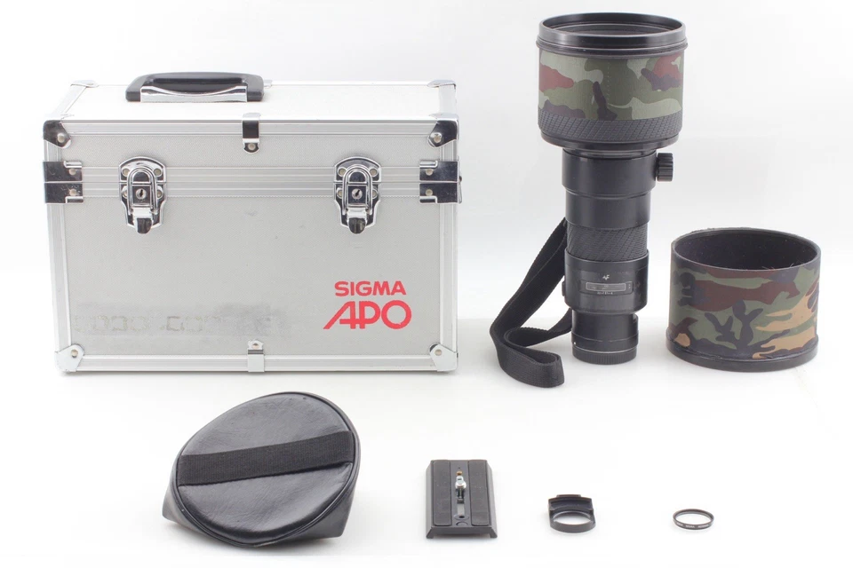 🎦【 Opt MINT in Trunk 】Sigma APO AF 500mm f/4.5 Lens for Canon w/Hood From JAPAN - Image 3 of 4