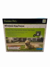 Premier Pet GIF00-16917 Wireless Dog Fence System OPEN BOX NEW