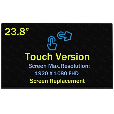 23.8'' for Dell OptiPlex 7400 FHD 1920x1080 30 Pin LCD Display Touch Screen Panel