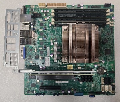 Supermicro X10SLM+-LN4F LGA1150 M-ATX Motherboard DDR3 E3-1270v3 & 32GB IPMI