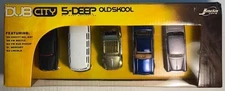 Vintage Die-Cast Car Set Dub City 5 Deep 1:64 Scale Jada Toys 2006 Classics