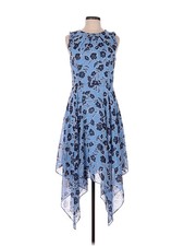 Eliza J Women Blue Cocktail Dress 8