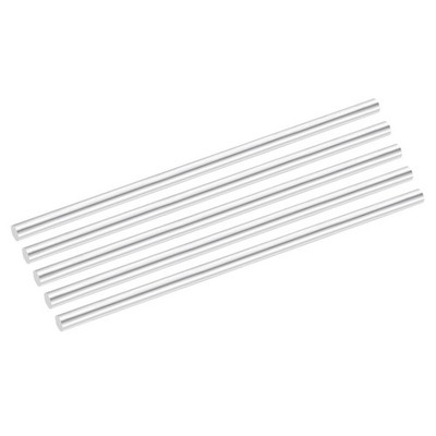 5Pcs 6061 0.31\''(8mm) x 7.9\'' Aluminum Round Bars, General Purpose