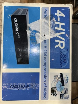 OzVision 4-osn oz vision secure gateway  open box DVR 4-hvr No 12v power supply