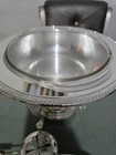 silver-plated chafing dish with lidded server and stand — photo 6