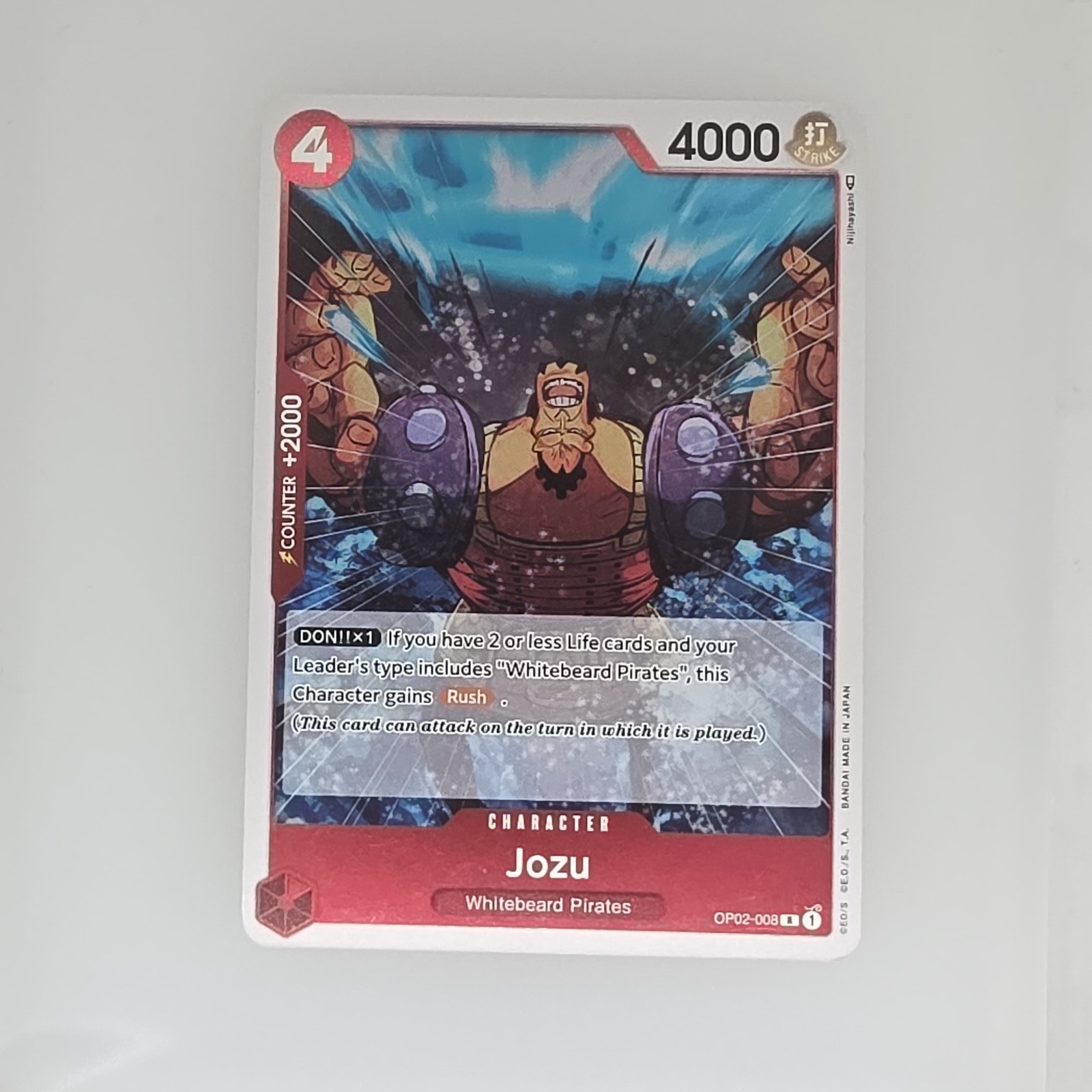 Paramount War #OP02-008 Jozu