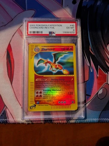 2002 Pokemon Expedition Charizard 40/165 Reverse Foil PSA 6