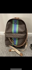 Michael Kors Slater Medium Signature Logo Stripe Backpack