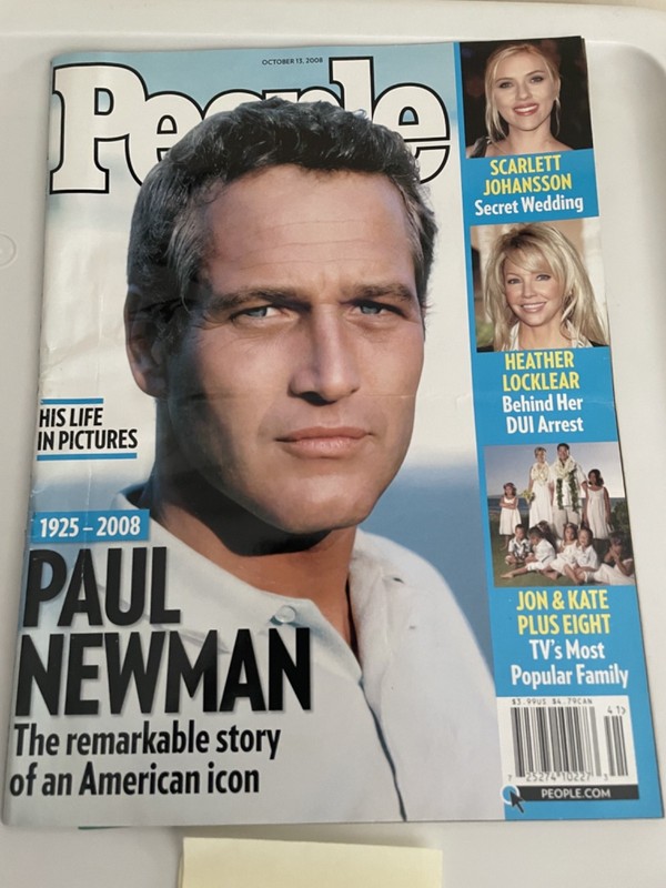 People Magazine Paul Newman 2008