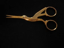 S.S. Pakistan stork bird Embroidery sewing scissors