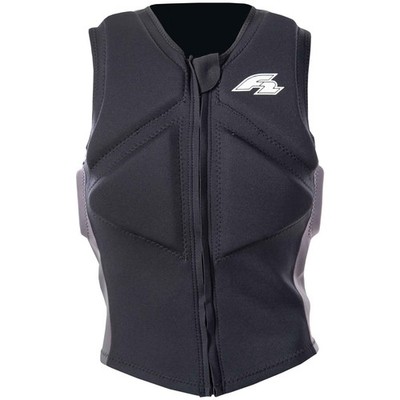 F2 Herren Prallschutz Weste Kite & Surf Weste S-XXL Größe wählbar Schwarz 