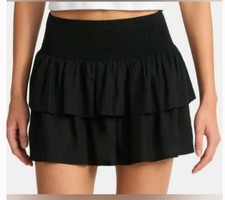 Women s Wild Fable Tiered Ruffled Mini Skort Built In Shorts Size L NWT