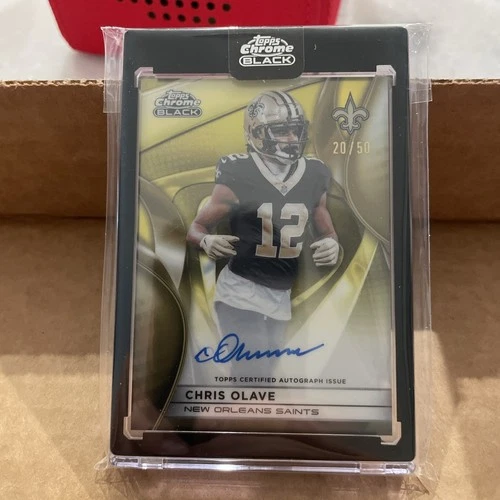 2025 Topps Chrome Chris Olave Chrome Autographs (RAW)