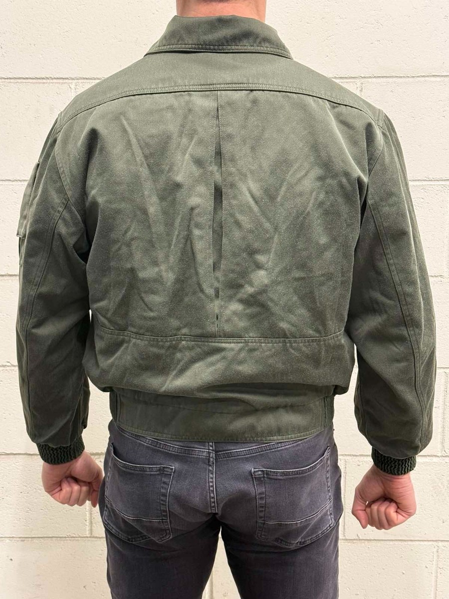 ジャケット・アウター French military pilot jacket 48 M French Air Force Pilot Aramid Jacket Kermel Size 108M | eBay