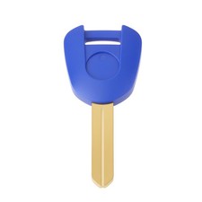Motorcycle Key Embryo Compatible with Honda CB500 CB650 CB1000 CBR650 NC750 Blue