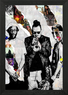 Too Many Zooz Gerahmtes Wandbild Poster Leinwanddruck Bild