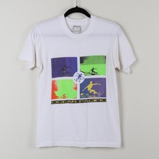 Vintage 90s OP Ocean Pacific Surf Single Stitch Beach Surfer T-shirt Size Small