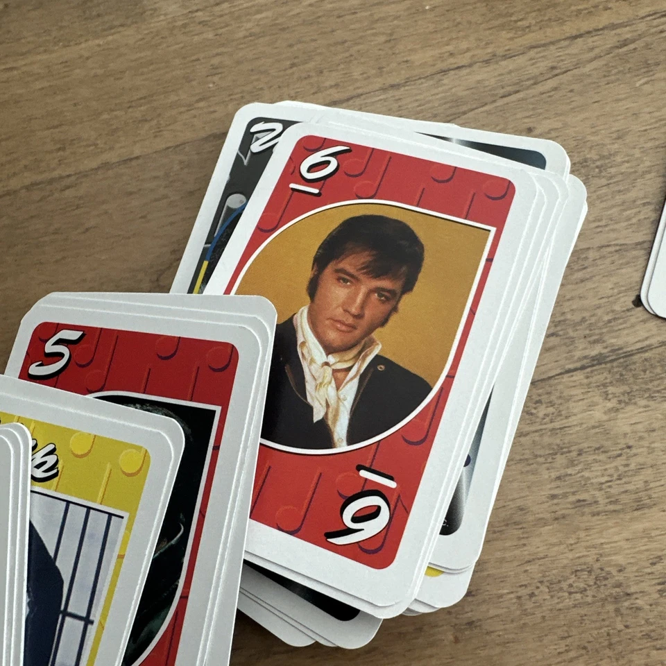 Vtg Elvis Presley UNO Card Game 2000 Special Edition in Collectible Tin A2 No ** - Image 4 of 4