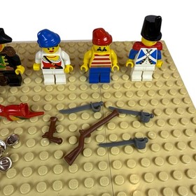 LEGO Minifigure Pirates Sea Mates 6251 pi055 pi061 pi056 pi043 Lot Parrot